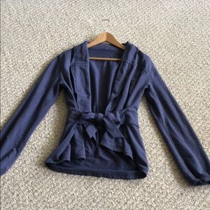 Lululemon Purple Wrap Sweater